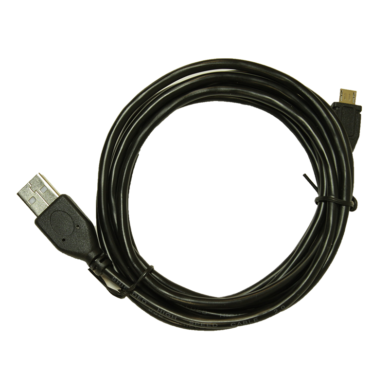 Фото кабель usb 2.0 pro gembird/cablexpert ccp-musb2-ambm-6, am/microbm 5p, 1.8м, экран, черный