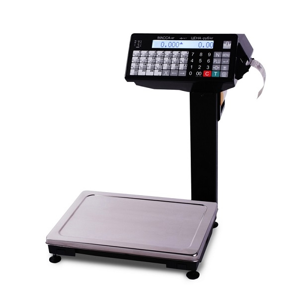 Фото весы с печатью этикеток впм 32.2-ф фасовочные весы с отделительной пластиной