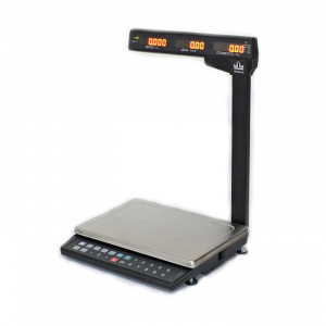 Фото весы торговые мк-6.2-тн21 (нпв 6 кг, платформа 340*245 мм, led-дисплей, со стойкой, rs232)