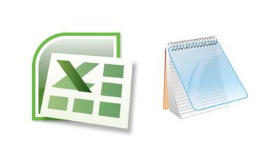 Обмен данными через TXT и Excel